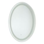 Espejo Led Ovalado Con Orilla 0.50 X 0. - Inco