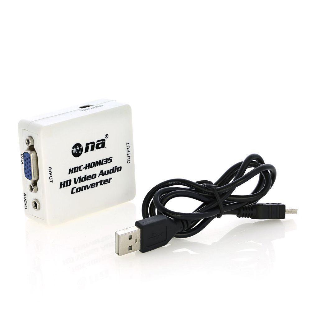 Velasco  Sonido y Electrónica - CONVERTIDOR HDMI A VGA/AUDIO C/CABLE