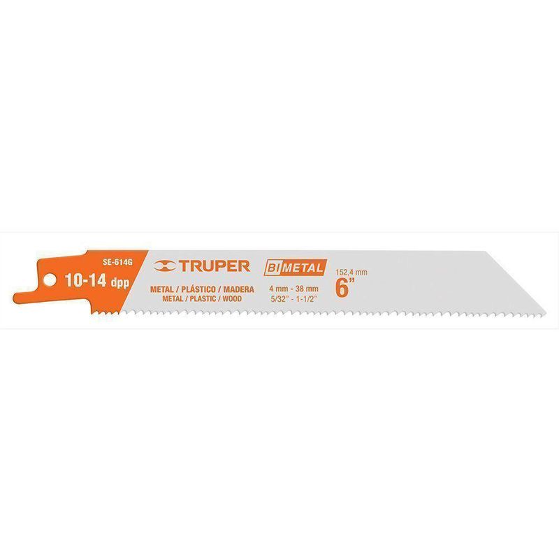 Segueta Sierra Sable 6 Plg 10-14 Dpp