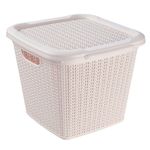 Cantas Con Tapa 15 Lt Crema - Ucsan