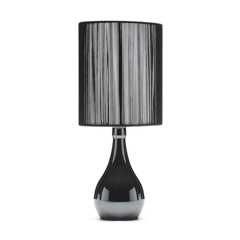 Lámpara De Mesa Táctil Cromada 1 Luz - Z