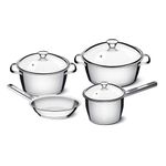 Batería De 4 Piezas Y 3 Tapaderas Allegra - Tramontina