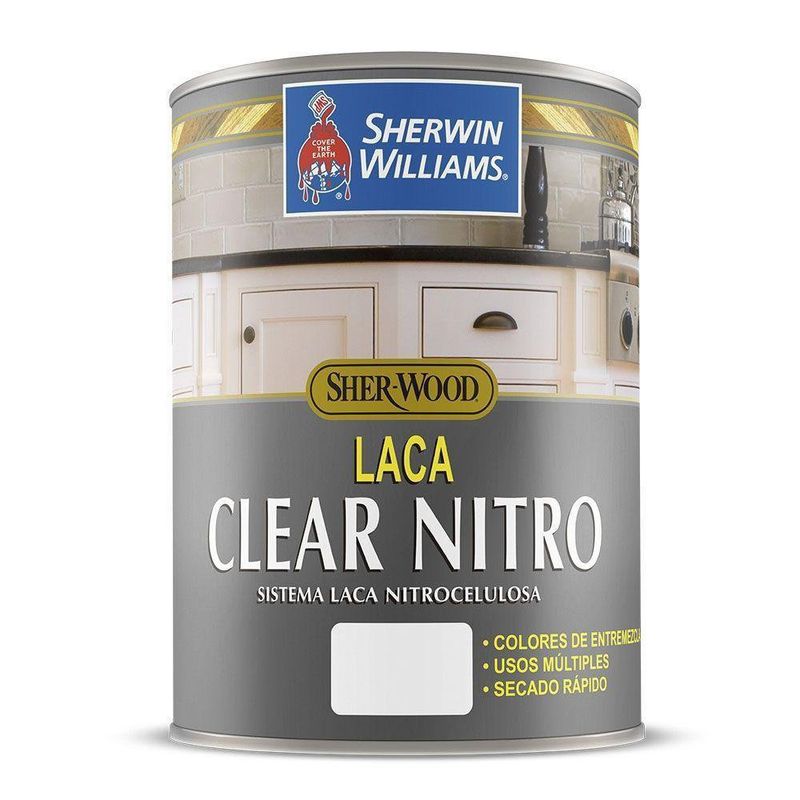 Laca Clear Nitro Para Interior Brillante 1 Gal - Sherwin Williams
