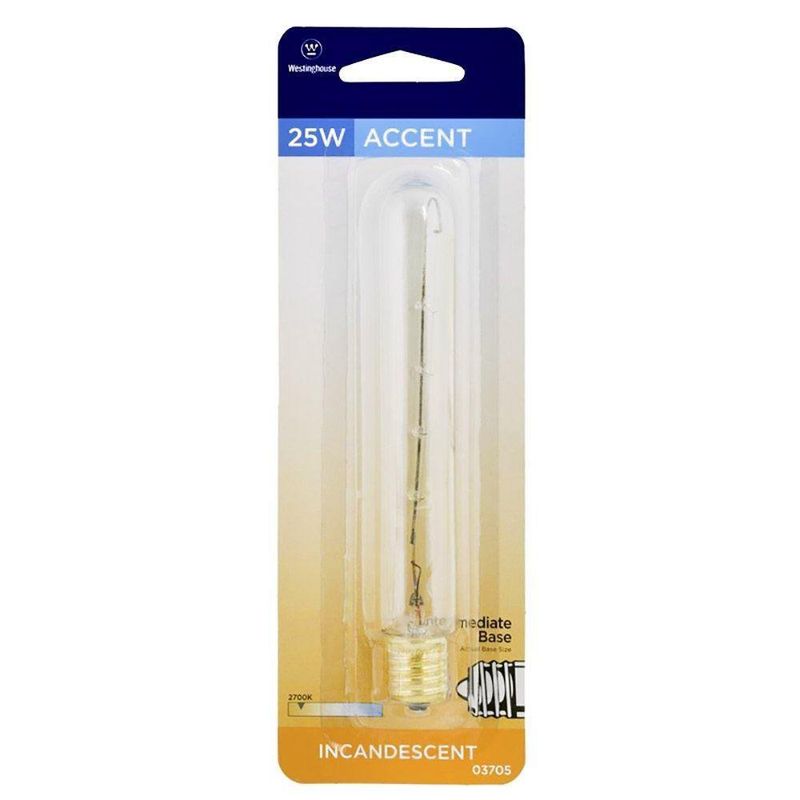 Bombilla Tubular Incandescente Base E17 De 25 W - Ace