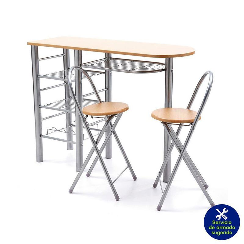 Desayunador Café Claro Para 2 Personas - Z