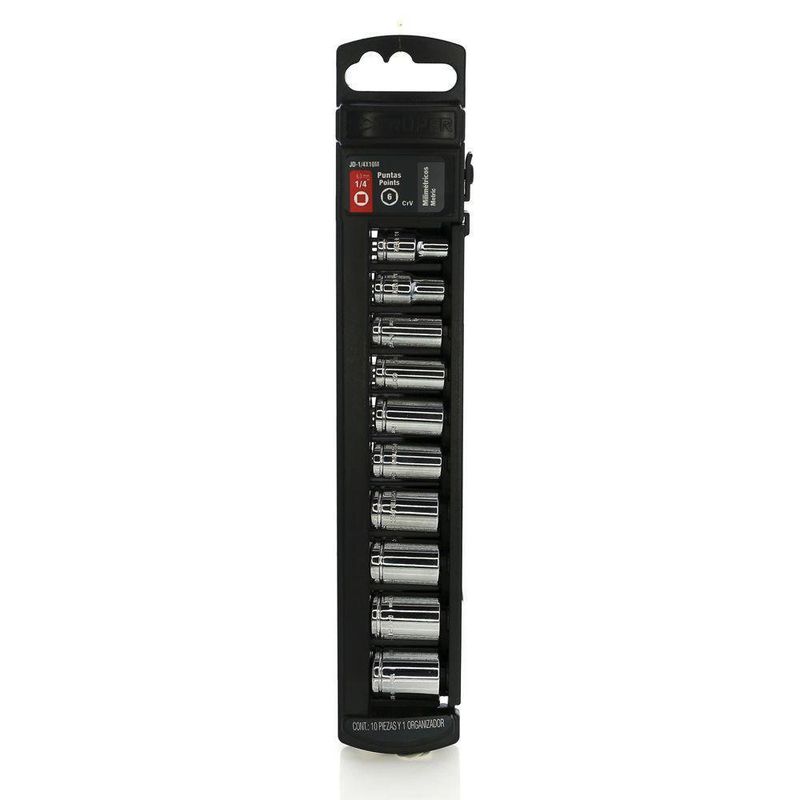 Set De Copas De 1/4 De 10 Piezas Truper