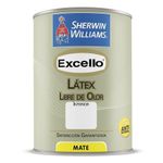Excello Látex Libre De Olor Mate Base Extra White 5 Gal - Sherwin Williams