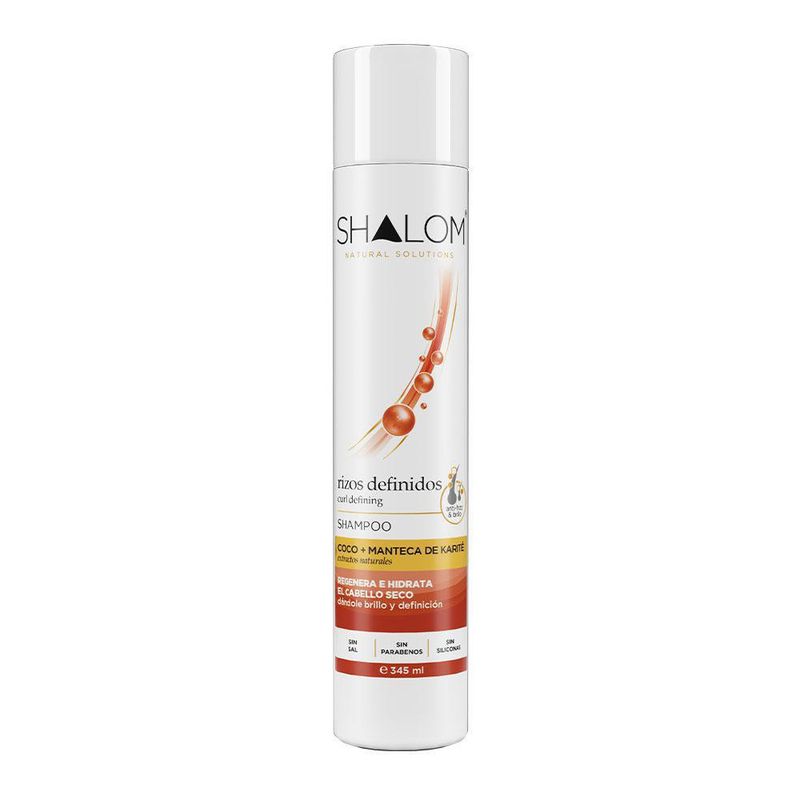 Shampoo Rizos Coco + Karite 345Ml - Shalom