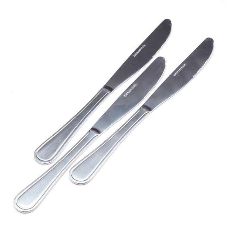 Nordic Guatemala - Set de Cuchillos Profesionales Acero Inoxidable 5CR15MOV  PRECIO: Q 875.00 Set completo de cuchillos de cocina de acero grado  alimenticio, hecho para todo tipo de cortes y la durabilidad