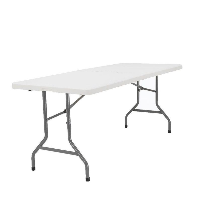 Mesa De Exterior De Plástico Plegable Blanca - Z - Cemaco