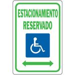 Rótulo De Estacionarse De 30.5X45.7 Cm