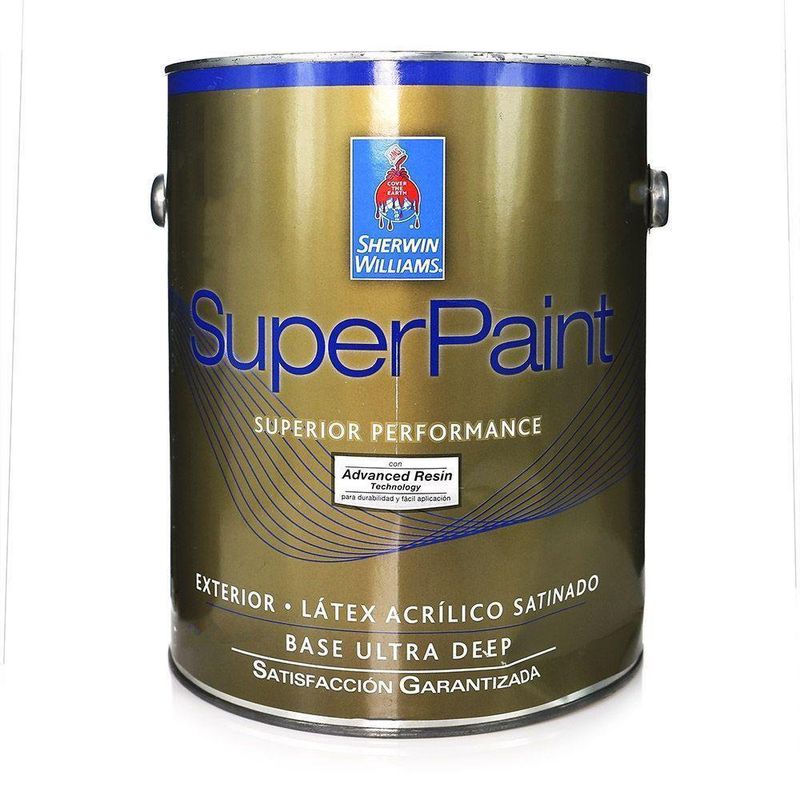 Superpaint Látex Satinado Base Ultra Deep 1 Gal - Sherwin Williams