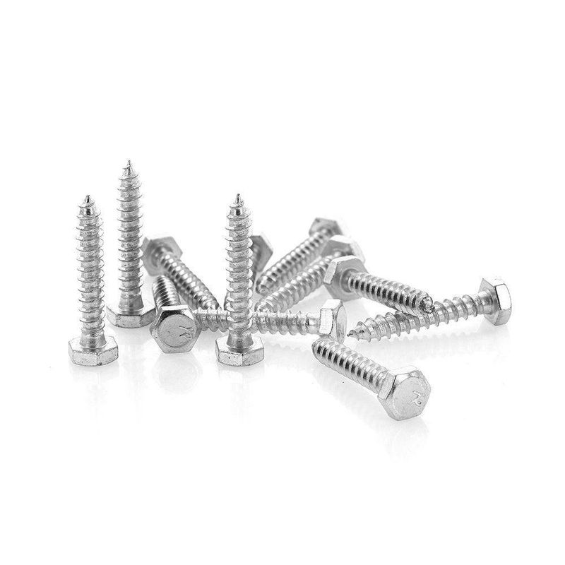 Tornillo Madera Hexagonal1/4 X1 1/2 12U