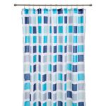Cortina Azul De Polyester Para Baño - Viva Fresh