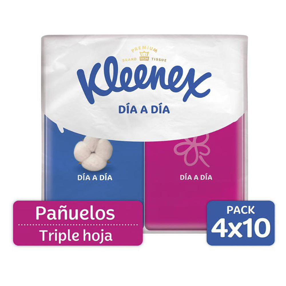 Pañuelos Dia a Dia Kleenex - Cont 50 unidades