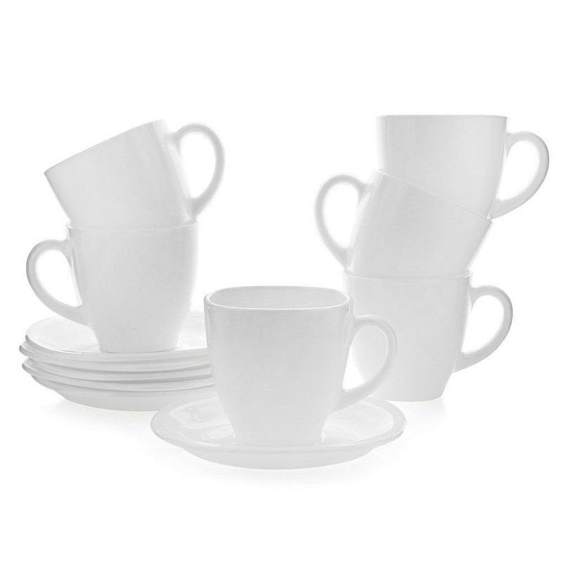 Set 6 Tazas Con Porcelana Luminarc Varios Colores Cemaco