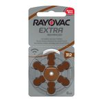 Batería Rayovac 312 6U No Recargable - Rayovac