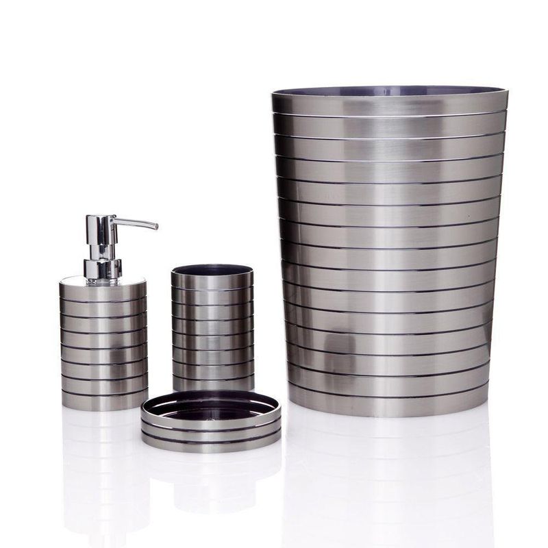 Set De Accesorios Para Baño 4 Piezas - Viva Fresh Varios Colores