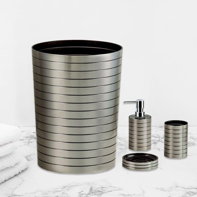Set De Accesorios Para Baño 4 Piezas - Viva Fresh Varios Colores