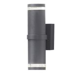 Lámpara De Pared 120W 127V 2Xe26 Antrac - Tecnolite