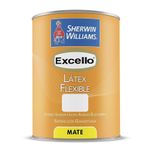 Excello Látex Flexible Mate Base Extra White 1 Gal - Sherwin Williams