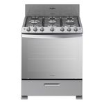 Estufa A Gas Con Horno Gris 30 Plg - Whirlpool