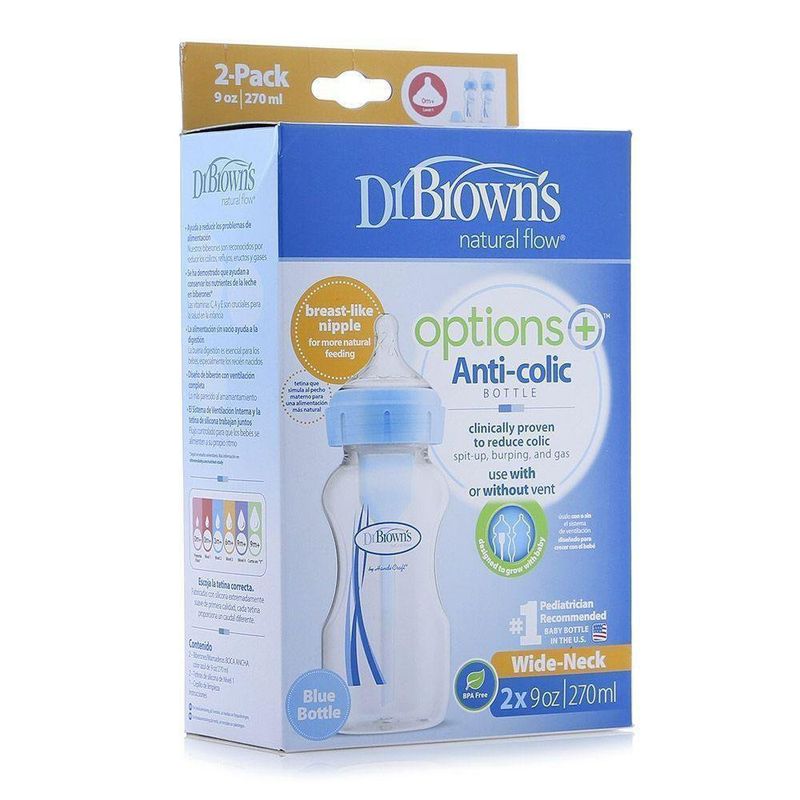 Pacha Options Plus 9 Oz Ca 2 Pzs - Dr. Browns Varios Colores