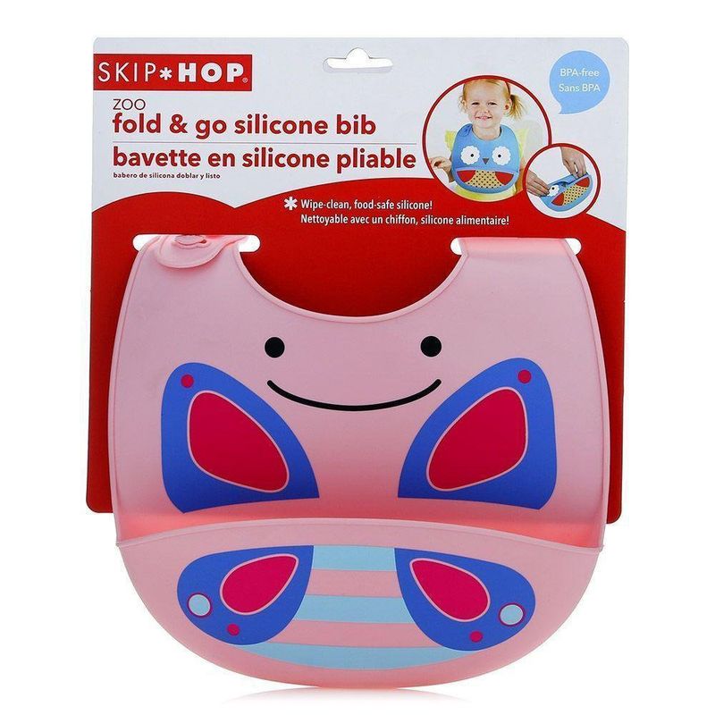Babero de silicona, diseño mariposa, Skip Hop - Skip Hop