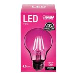 Bombilla Pera Led Rosada E27 De 4.5 W - Feit