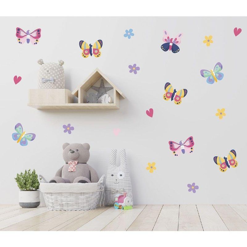 Mariposas decorativas pared Blanco en Decoración y Complementos compra  online en Sanara: decoración, baño, cocina, mesa, regalo e infantil