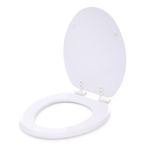 Asiento Mad Elongado Blanco Biselado - Ace