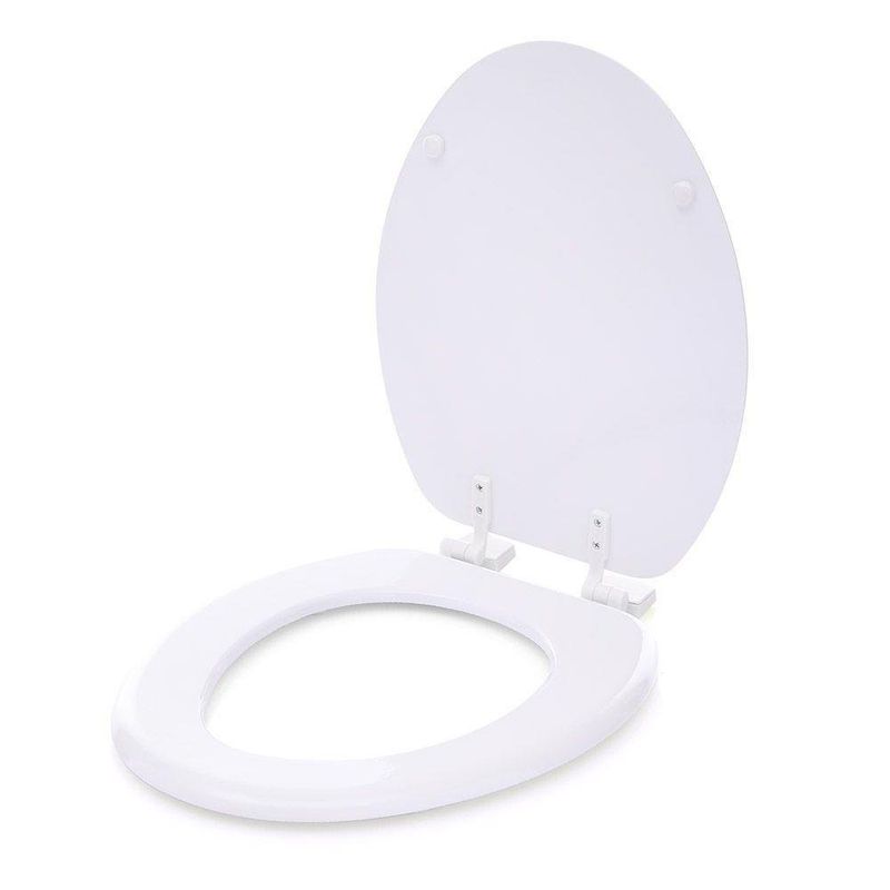 Asiento Mad Elongado Blanco Biselado - Ace