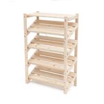 Zapatera De Piso 5 Niveles Madera - Vantage