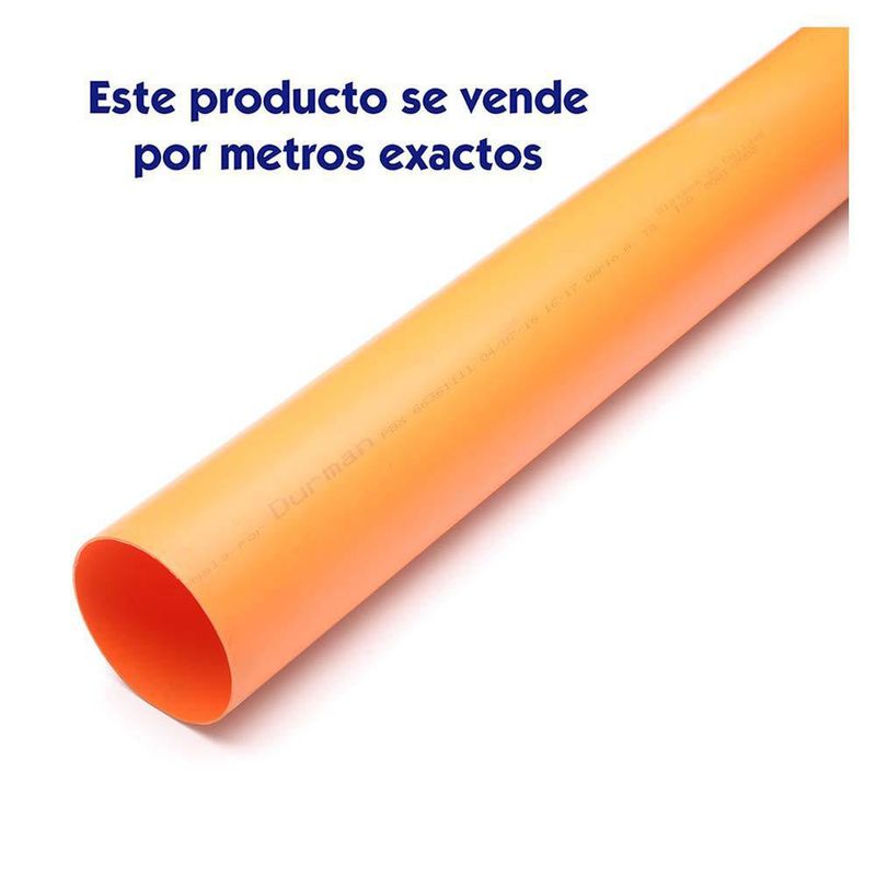 Enfadarse Recientemente ciervo Tubo De Drenaje 4 X 1 M Color Naranja - Durman Esquivel - Cemaco