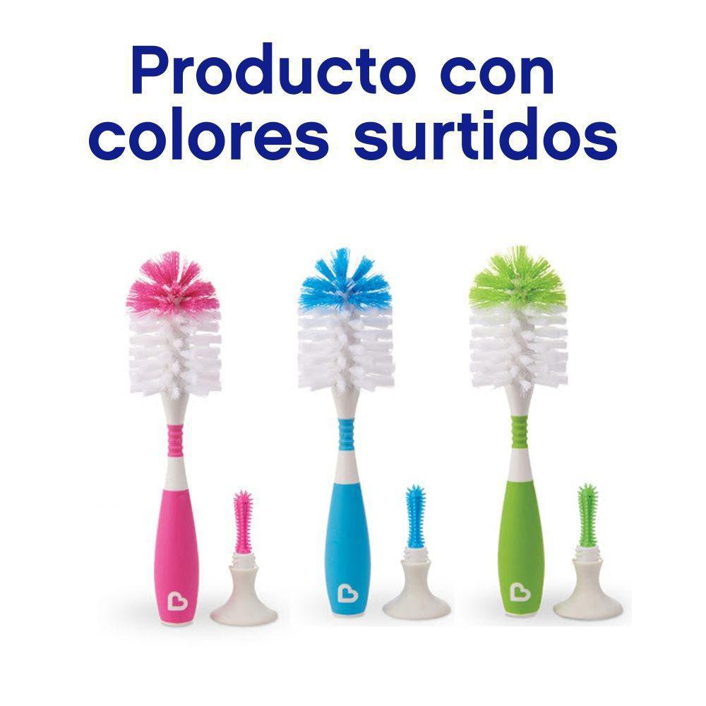 Cepillo Limpia Biberones de Silicona de Boon - Mi Pequeño.com