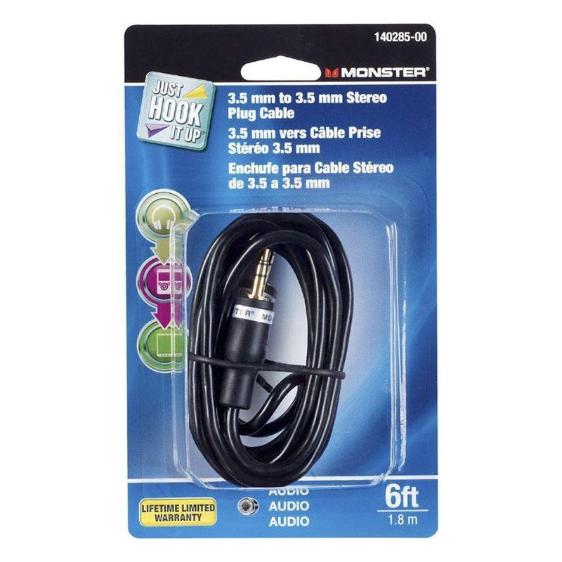 Cable Óptico Digital RadioShack 1.8 m Negro