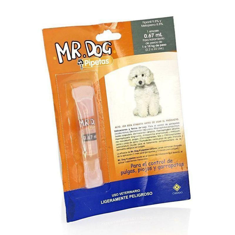 Pipeta Mr Dog Perro Pequeño 0.67 Ml