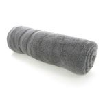 Toalla De Algodón Color Gris - Viva Varios Tamaños