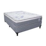 Set De Cama Colchón + Base Deluxe Advance - Indufoam Varios Tamaños