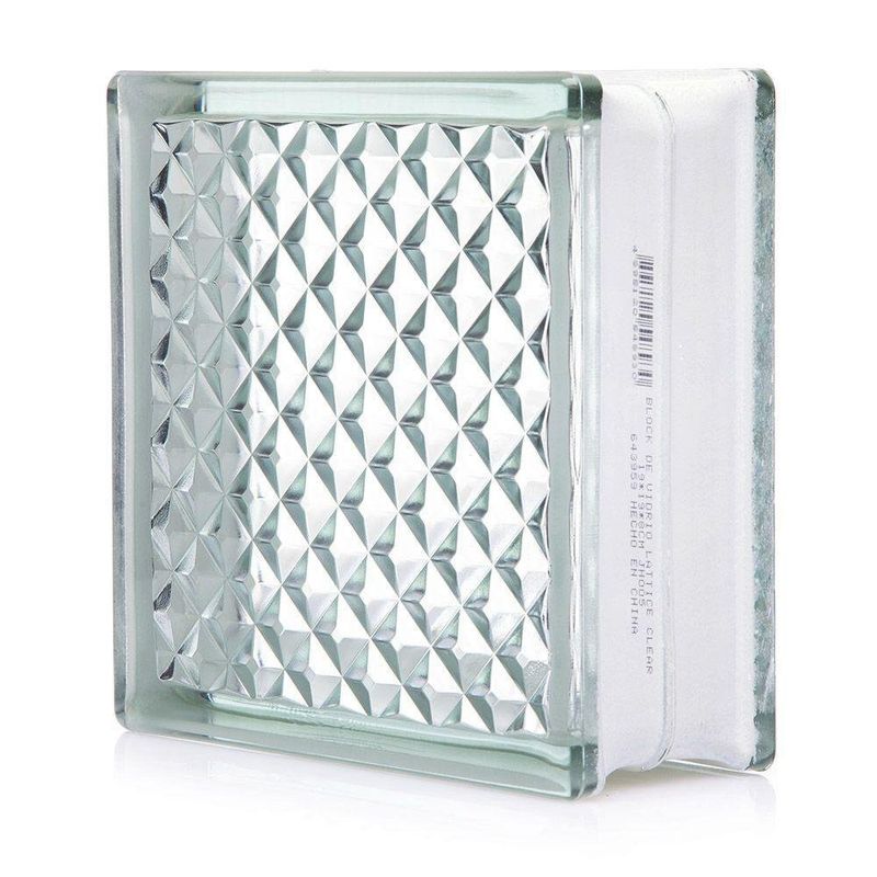 Block De Vidrio Lattice 19X19X8 Cm - Jinchua