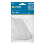 Cincho Estándar De 8 Plg Y 18 Lb Blanco 100 Pzas - Volteck