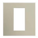 Placa De 2 Módulos Adorne Titanio  - Legrand