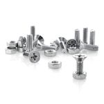 Tornillo Estufa C/Plana 1/4 X Ñ Set 12 Unidades