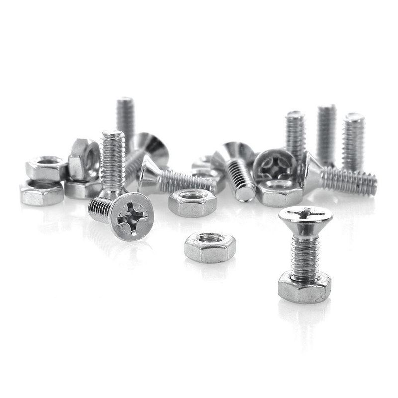 Tornillo Estufa C/Plana 1/4 X Ñ Set 12 Unidades