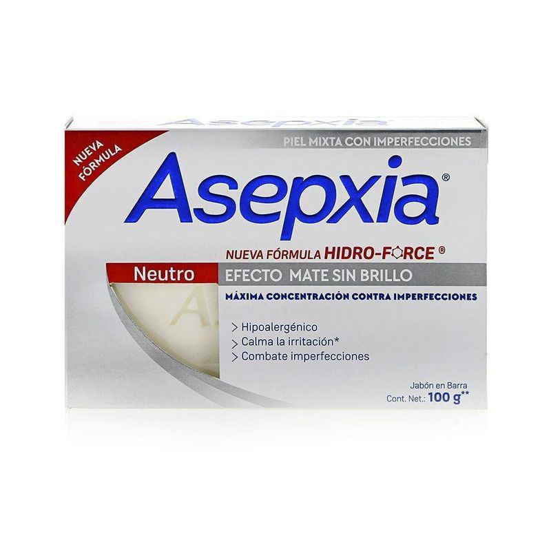 Asepxia Jabón Barra Neutro