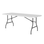 Mesa de Exterior Plegable Oskar Blanca 182X75X74 Cm