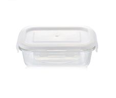 Recipiente Transparente Rectangular de 350 Ml