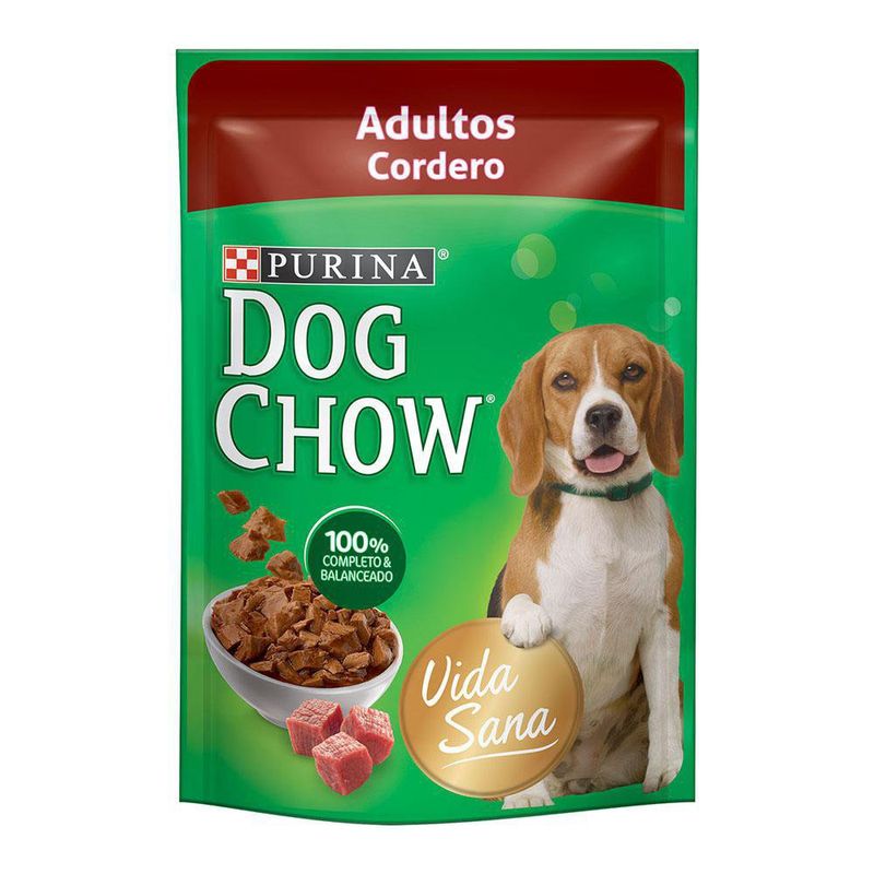 Sobre De Comida Para Perro Adulto Sabor Cordero 100 G - Dog Chow