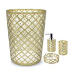 Set de Accesorios para Baño 4 Piezas - Varios Colores