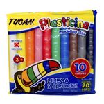 Plasticina Barra 10 Colores 180 Grs - Tucan